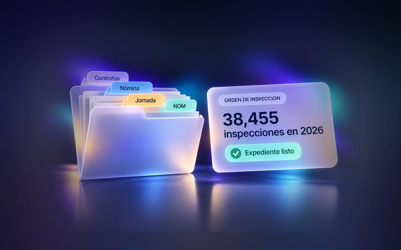 Expediente listo para una inspección de la STPS: 38,455 inspecciones en 2026