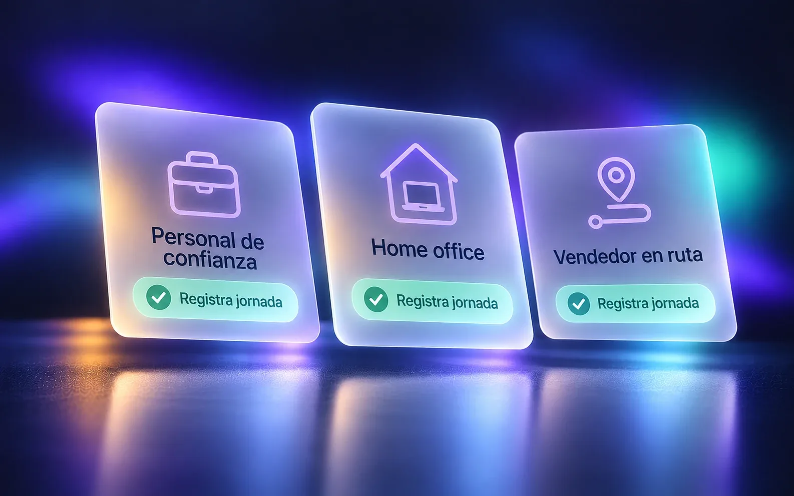Personal de confianza, home office y vendedor en ruta: los tres registran jornada