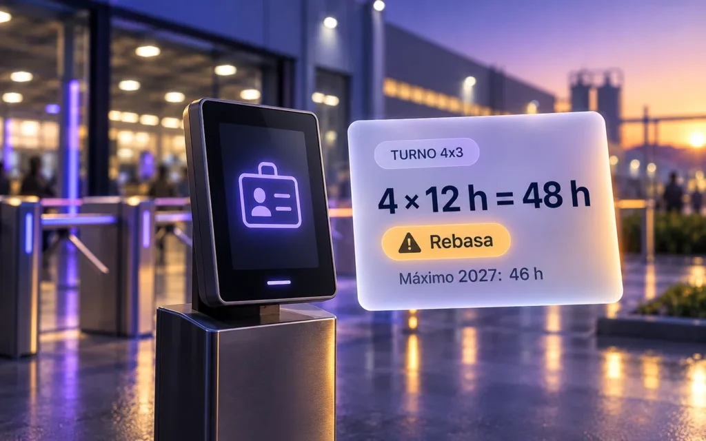 Cambio de turno en una planta de Nuevo León: el turno 4x3 de 12 horas suma 48 horas y rebasa el máximo de 46 en 2027